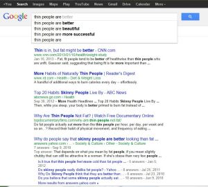 Results for "thin people are"